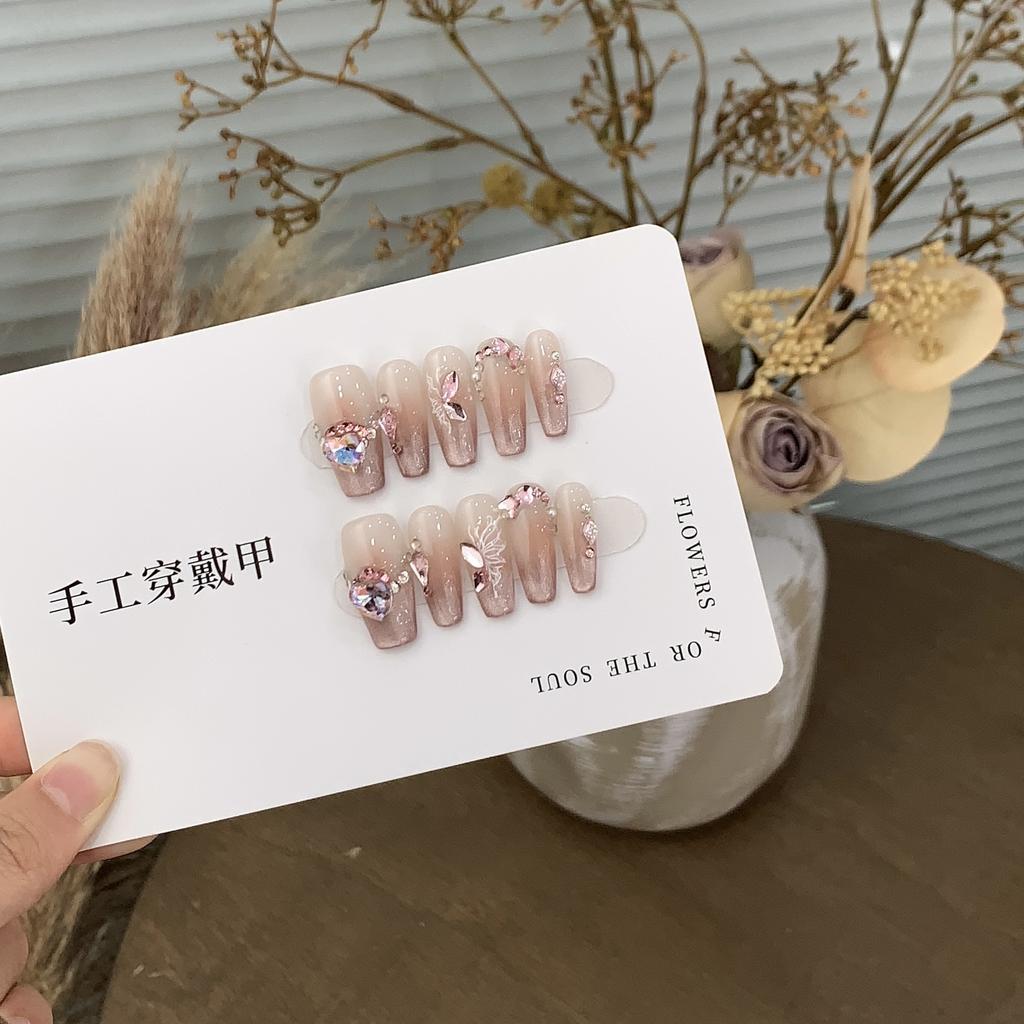 Pure Handmade Blush Shimmer Gradient Light Chase Cat Eye Starlight Pink Diamond Kelly