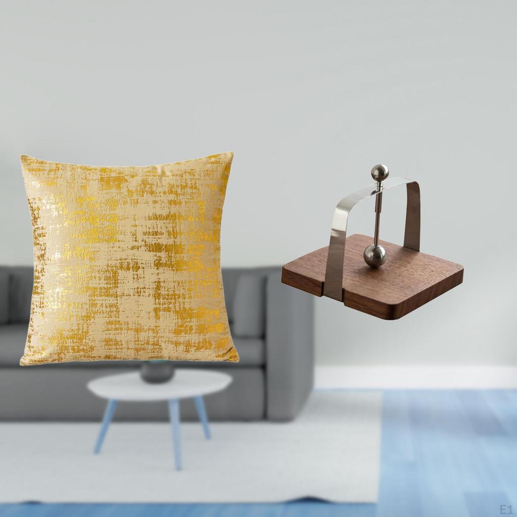 Cushion Cover And Wooden Napkin Holder for Living Room Office Dorm Car Kitchen Indoor Dining Table