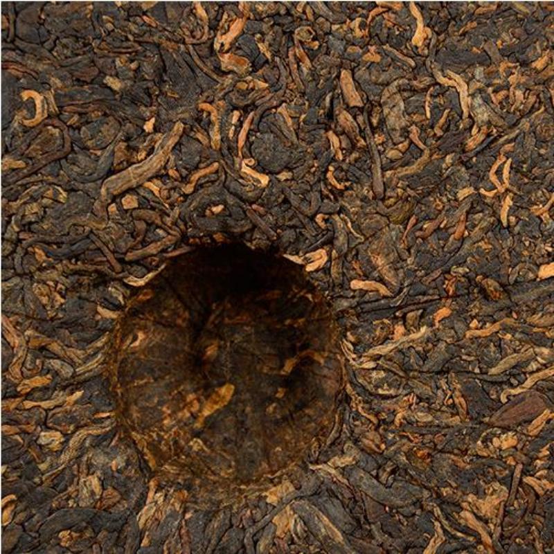 357g Yunnan Pu'er Ripe Tea Jingmai Mountain Puerh Cooked Tea Cake Old Pu-erh Tea