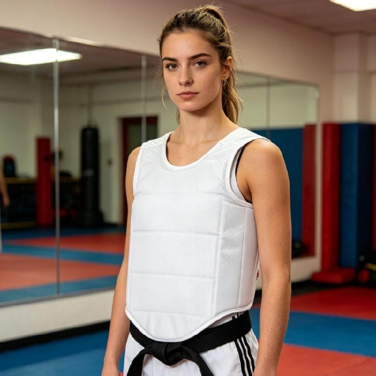 Shock Absorption Karate Chest Protector Guard Kickboxing Upper Body Ribs Protectors Pad For Adult Teen Kid Training