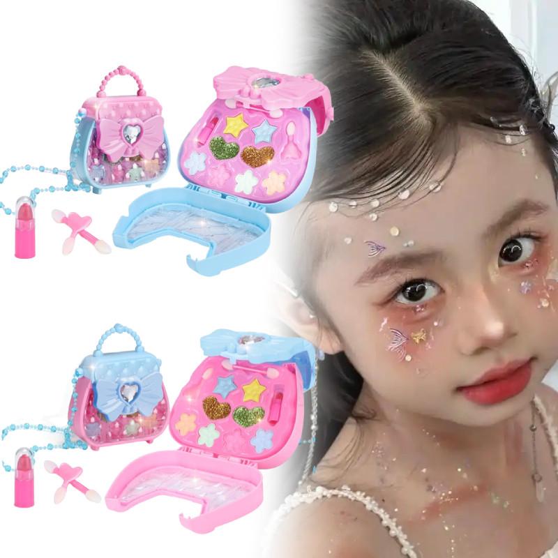 Safe Girls Simulation Makeup Palette Toy Table Dress Cosmetics Box Set Gift