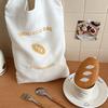 Borsa Shopping a Forma di Pane Grande Capacità Borsa Tote Cartone Animato Per la Spesa Quotidiana
