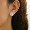 Stainless Steel Scallop Shell Stud Earrings - Fresh Resort Style Women's Accessories
