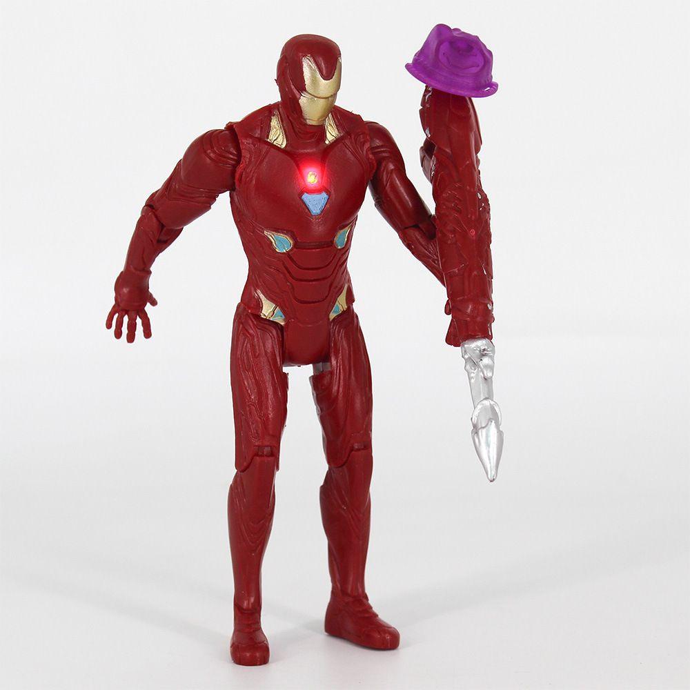 Nuovi Vendicatori Infinity War 16cm Bambola Action Figure a LED Captain Regalo per Bambini Giocattoli Qualità Premium
