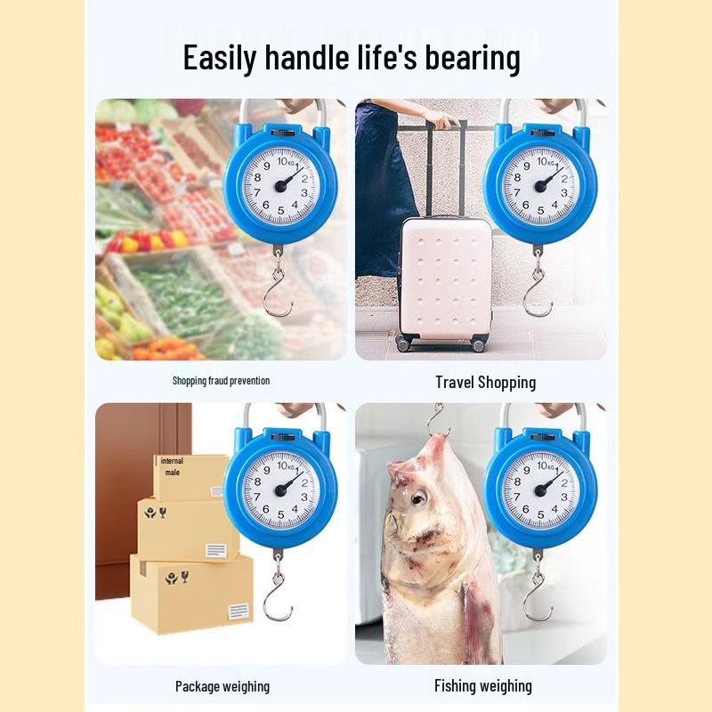 Compact Portable Handheld Electronic Kitchen Scale - Mini Gram Pocket Hook Scale