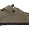 Birkenstock Boston Soft Footbed Suede Narrow Fit Taupe Unisex Sneakers Tan 0560773