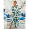 Damen Kleid Bedrucktes Strandkleid Lockeres Übergröße Urlaubs-Bikini-Oberhemd