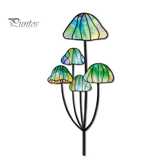 Colorful Yard Stakes Planter Insert Stake, Double-Sided, Flower Pot Decor Metal Art Ornaments Insect Animal Stake for Plant Pots Bed Decoration
