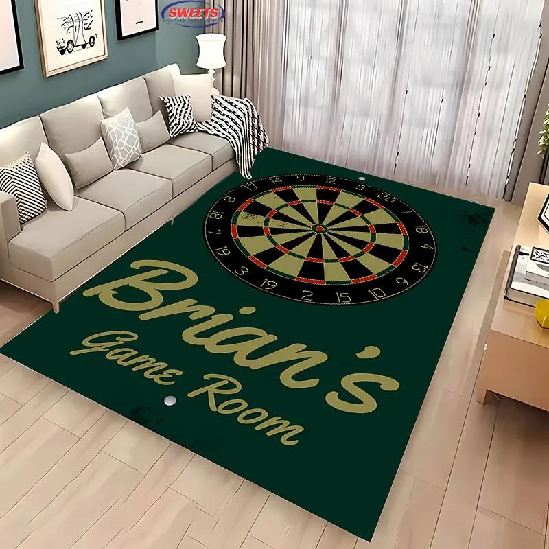 HD Dart Target Carpet Living Room Bedroom Hallway Long Strip Alfombra Anti-slip Soft Area Rug Sofa Doormat Home Decor Mat Gift