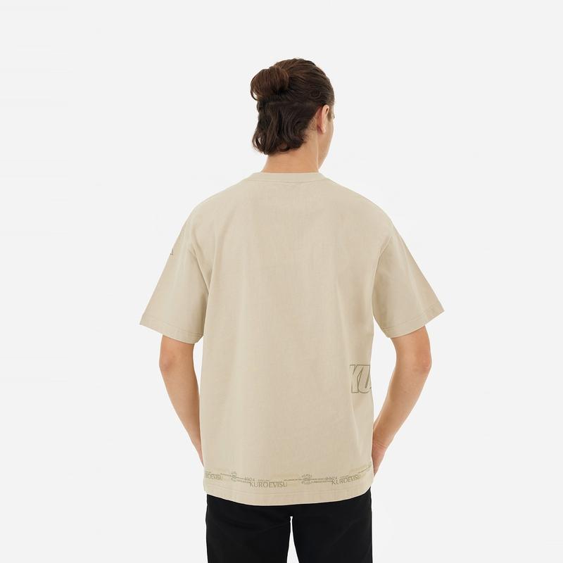 Evisu T-Shirts Men's Crew Neck 2EAGNM4TS5090FFCT