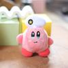 Adorable Pink Kirby Plush Keychain Soft Short Plush Bag Doll Clip