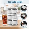 Quick-freezing Ice Maker Non-stick Ice Cube Box Portable Ice Trays