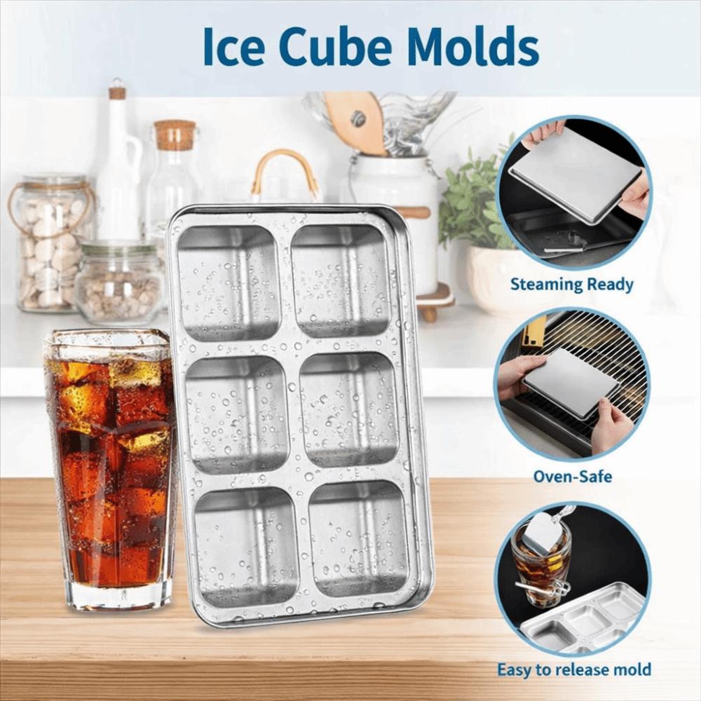 Quick-freezing Ice Maker Non-stick Ice Cube Box Portable Ice Trays