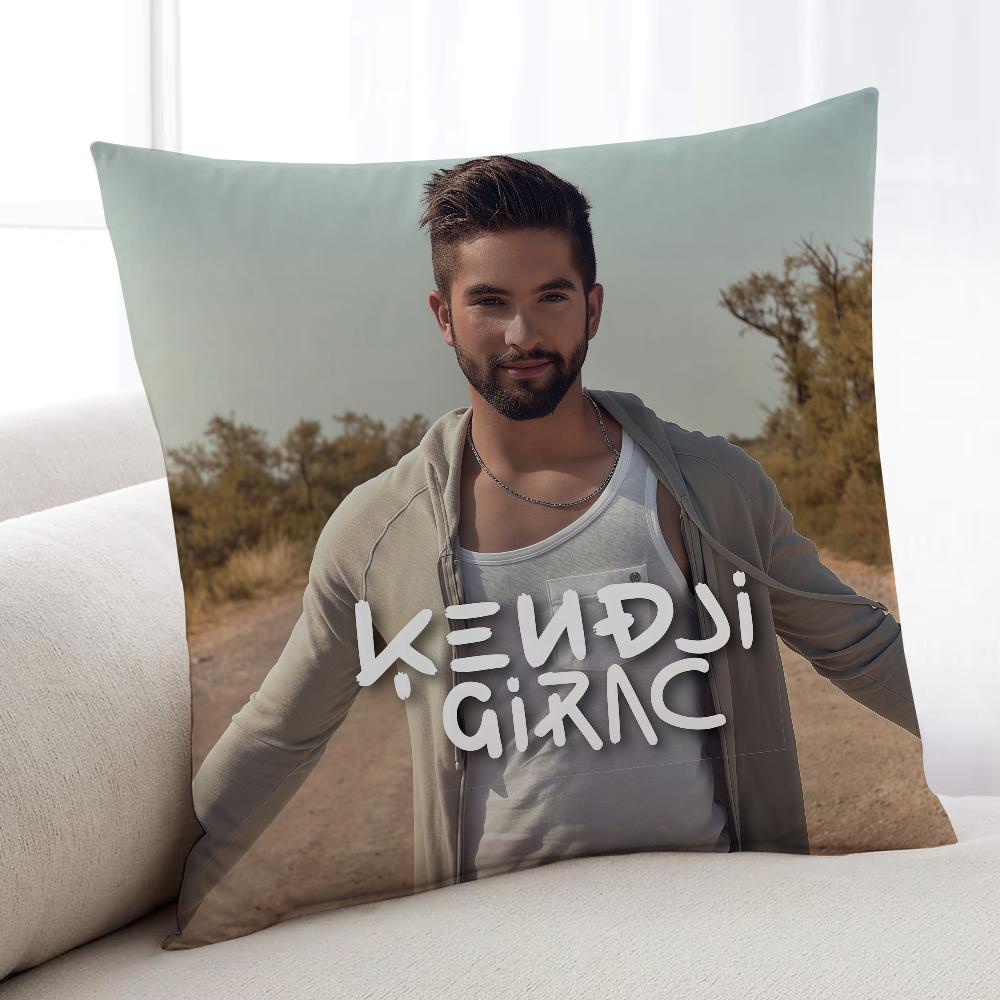 French Singer Kendji Girac cushion cover Home Bedding Sofa living Room pillowcase Simple Soft Skin Cushion Cover Party Gift