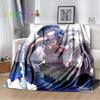 Hashibira Inosuke Demon Slayer Character Anime Blanket Lightweight Comfortable Soft Breathable Ultra Warm Blanket Bedding Travel