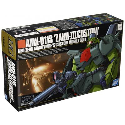 HGUC Mobile Suit ZZ Gundam Zaku III Custom 1144 Scale Color-coded Plastic Model