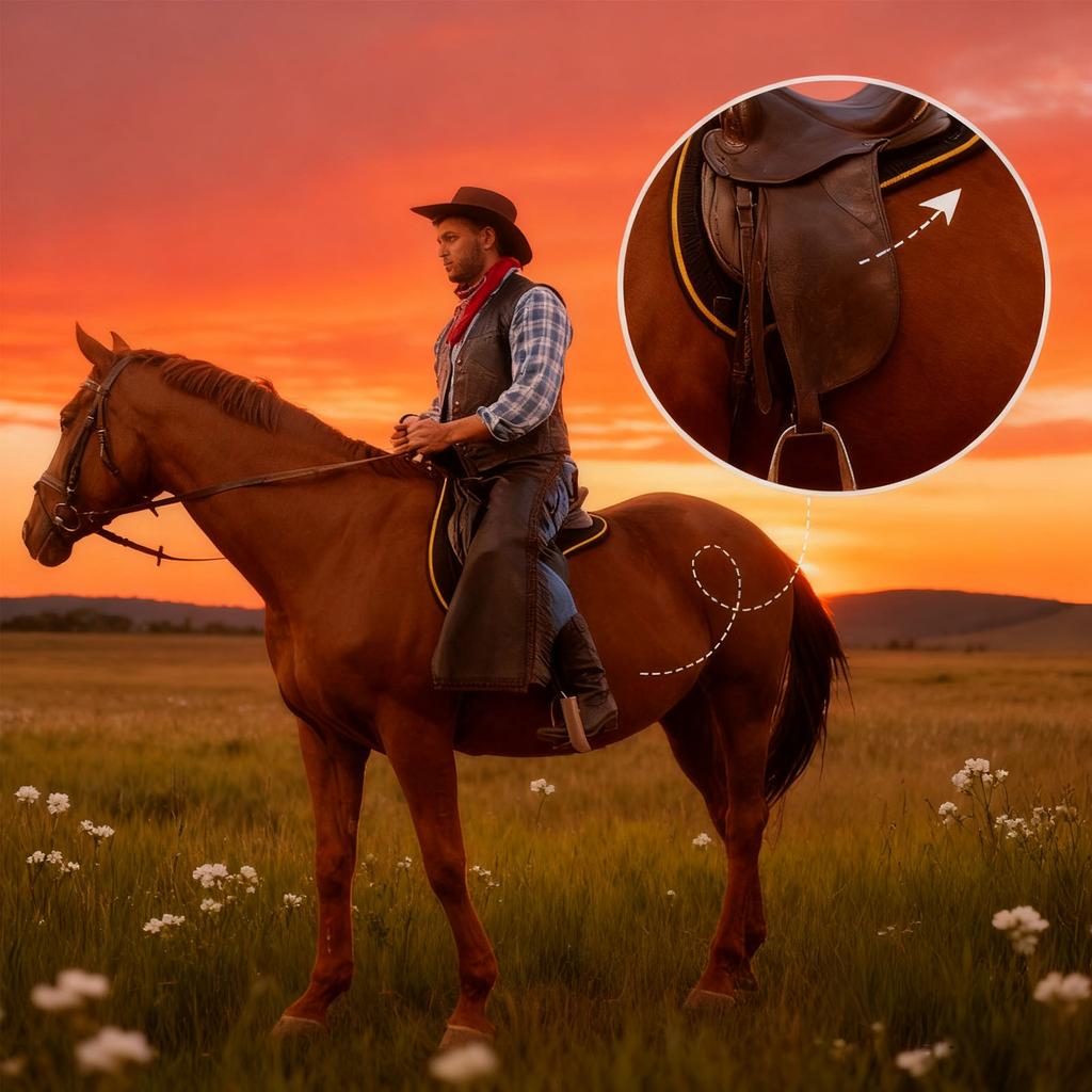 2PCS Equestrian Flag Holder with   Strap Buckle PU Leather Stirrup Flag Pole Carrier for Horse Training Riding Competition