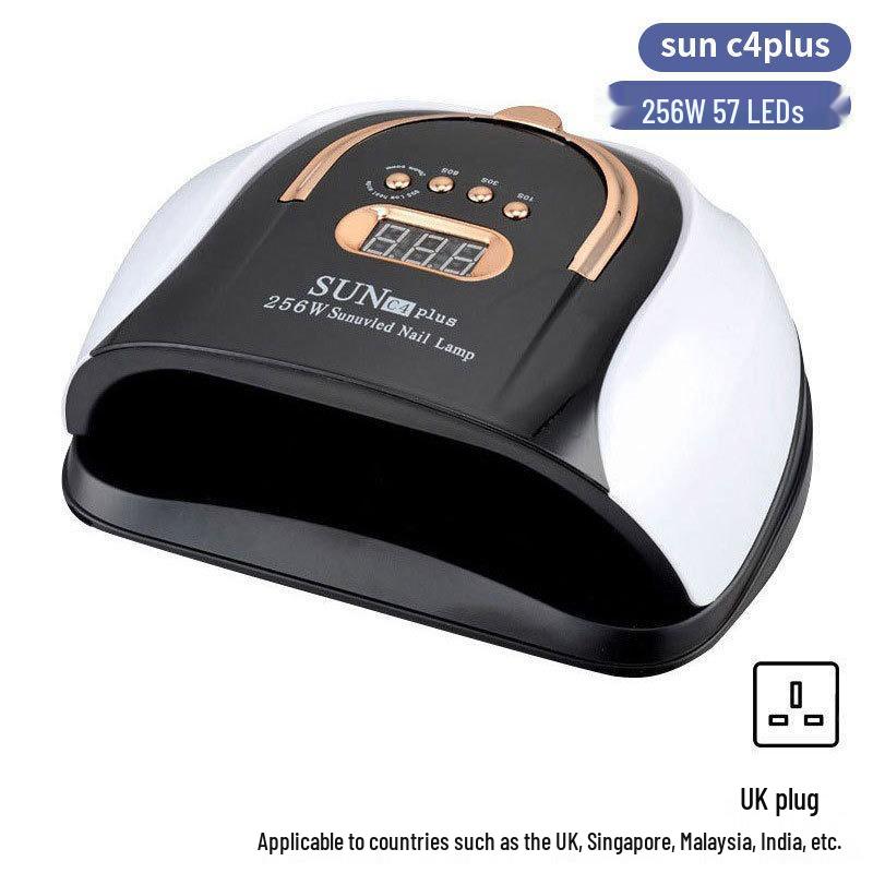 Dazzling 256W LED Nail Curing Lamp, Quick Dry Gel Lamp for Salon Use