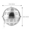 Tea Ball Strainer Stainless Steel Mesh Filter For Tea Leaves Infuser Extended Chain Hook Spice Filter Seasoning Strainer