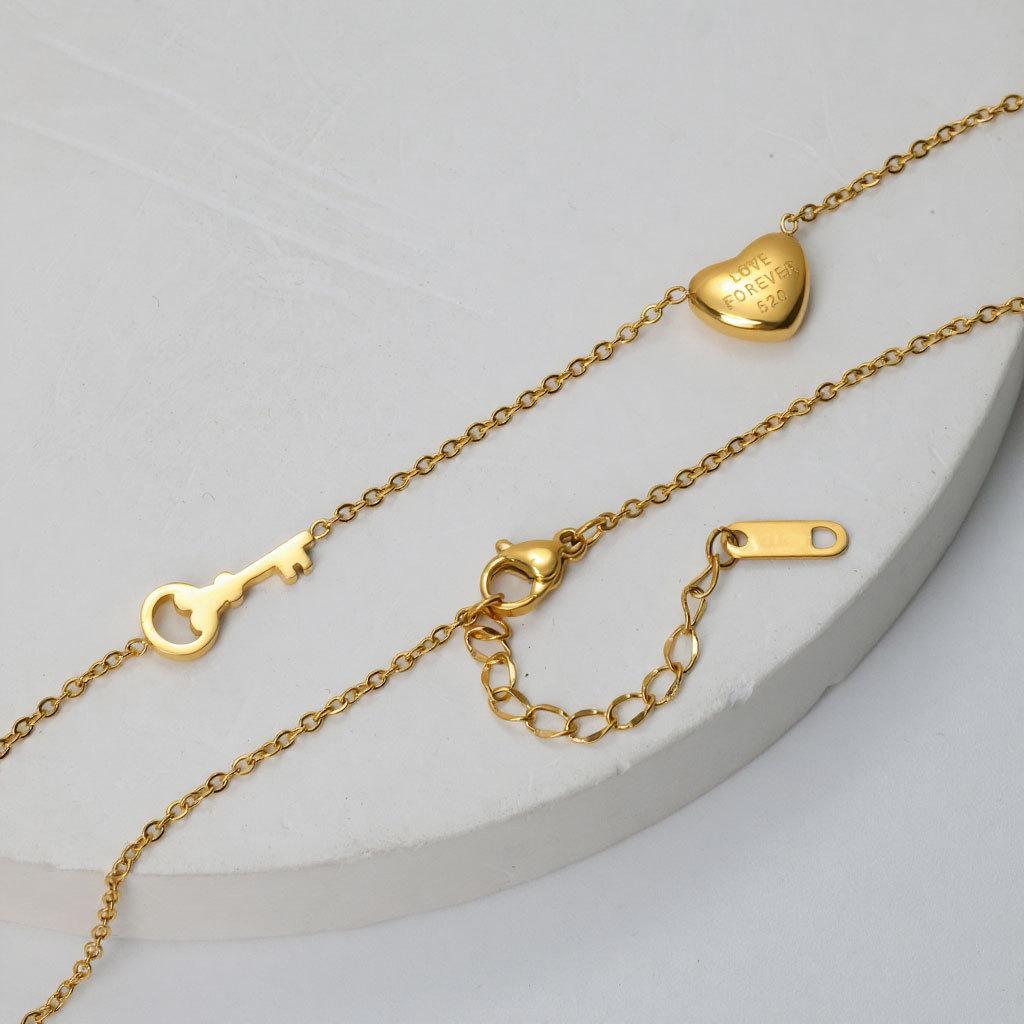 Niche Design Stainless Steel Collarbone Chain Niche Unisex Jewelry Necklace