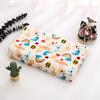 Natural Children Latex Pillow Soft Cotton Cartoon Kids Neck Support Gift For Toddler Preschool Baby Bedding