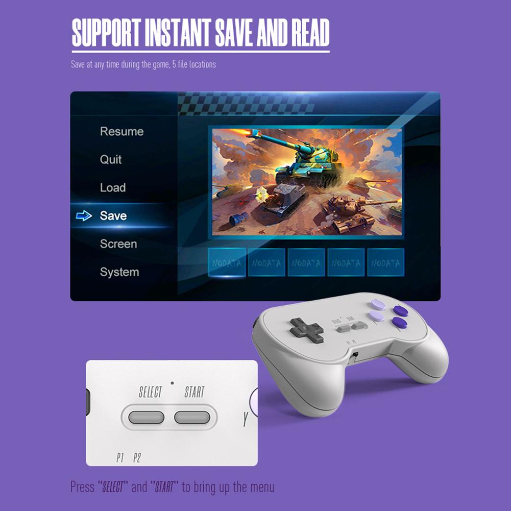 2/1PCS 2.4G Wireless Game Controller for DATA FROG SF2000 3.5” Retro Handheld Game Console Wireless Gamepad Gaming Accessories