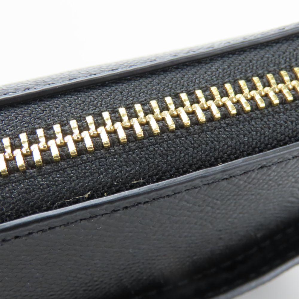 Used COACH Shoulder Bag 41320 leather black simple