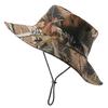 Cappello a secchiello mimetico da escursionismo all'aperto cappello da escursionismo mimetico da giungla cappello da sole traspirante con protezione solare