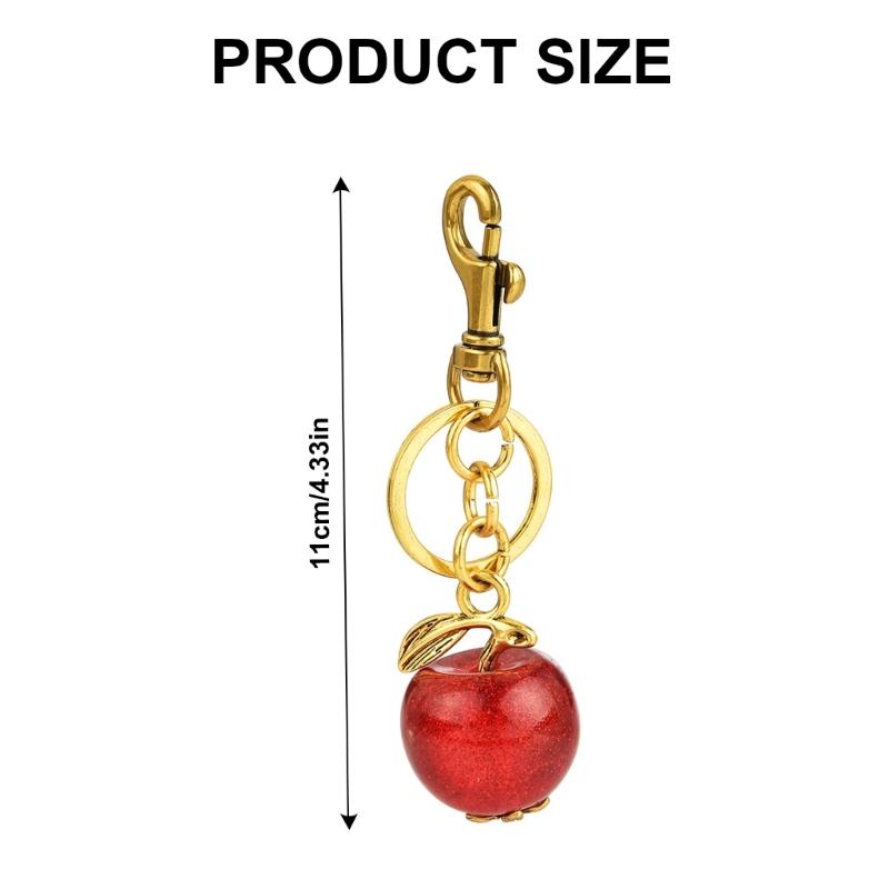 Elegant Apples Bag Pendant Apples Keyring Stylish Phone Accessory Small Bag Charm Suitable for Keys Bag Phone and Handbags