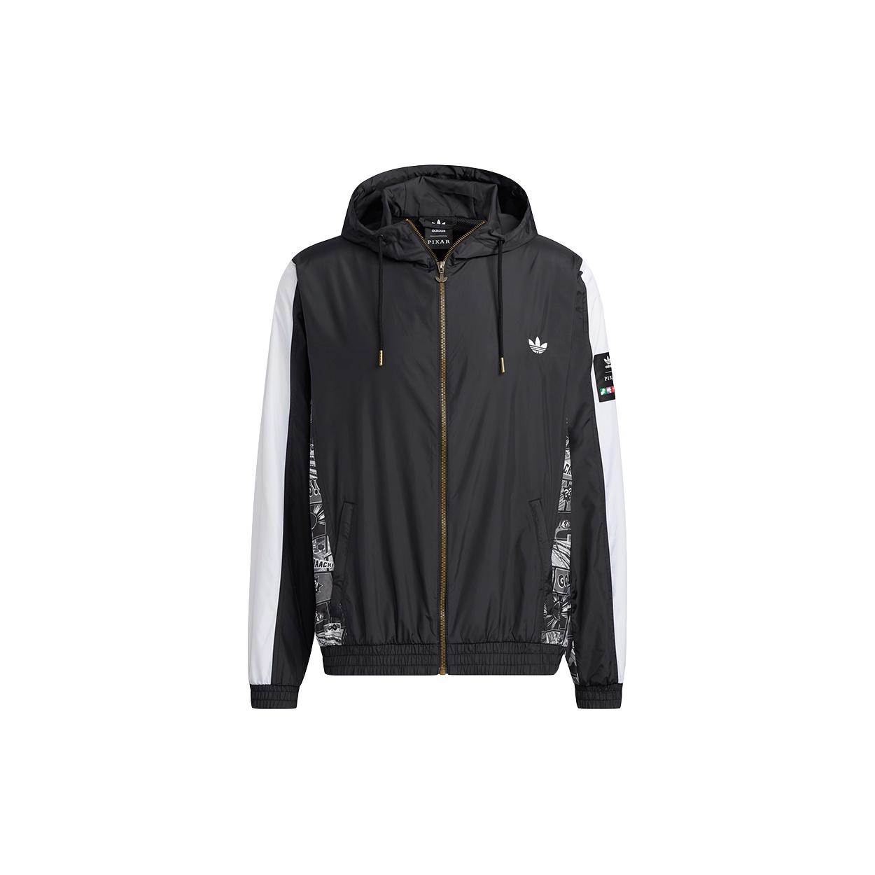 adidas originals Zipper Sports Hooded Jacket Black Men s HD9077 L