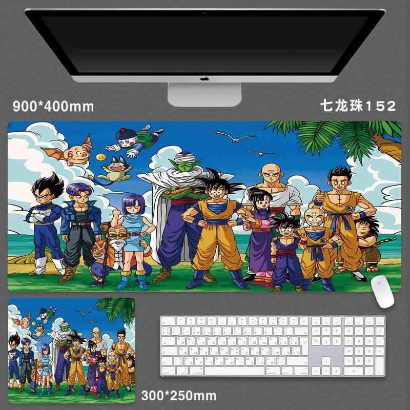 High Quality Japanese Animation Seven Dragon Ball Mouse Pad Oversized Boys Animation Two-dimensional E-sports Game Computer Keyboard Student Desk Pad