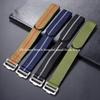 Premium Grade Nylon Strap 20mm 22mm Watch Bands Weave Breathable Bracelet Green Black Blue Wristband Belt Men Watch Accessories