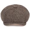 Cappelli Tweed Peaky Blinders Newsboy Cappellini Piatto Uomo Spina di Pesce Cappelli Piatto Uomo Donna Cappello da Pittore Britannico Cappello Morbido Primavera Autunno