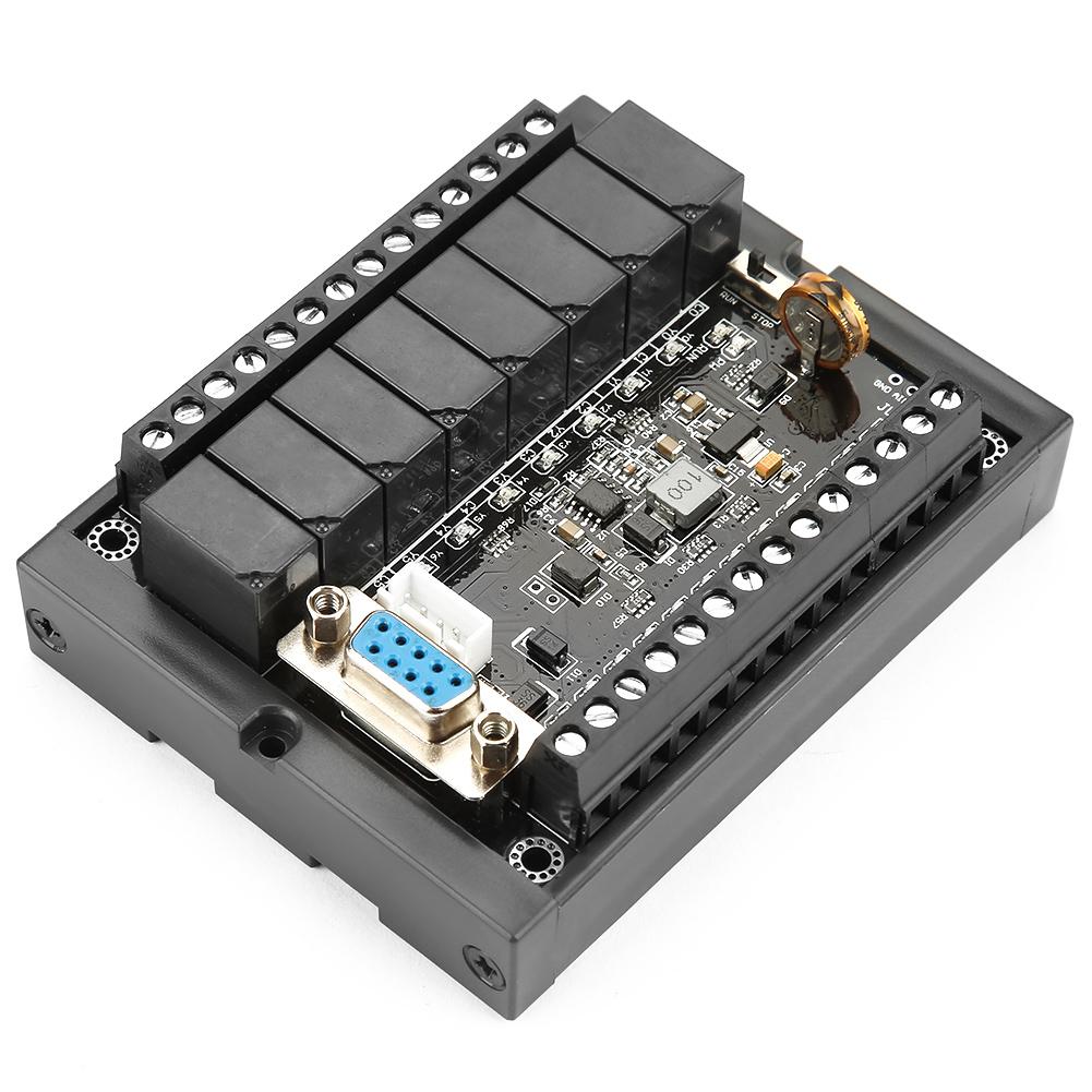 PLC Industrial Control Board FX1N20MR Programmable Relay Delay Module with Shell
