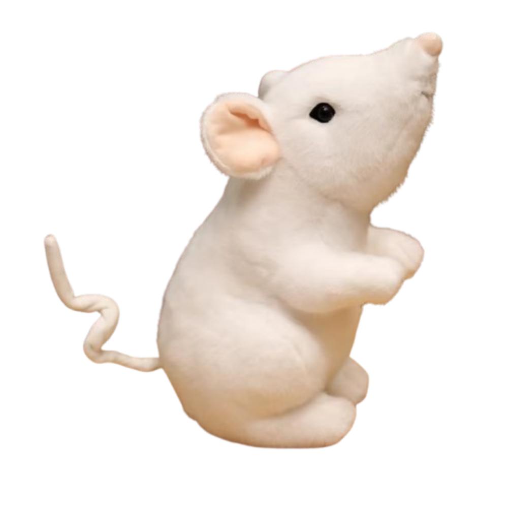 Lebensechte kleine Maus Simulierte Maus Plüschpuppe 27CM Mauspüscheltiere Desktop-Haustiere