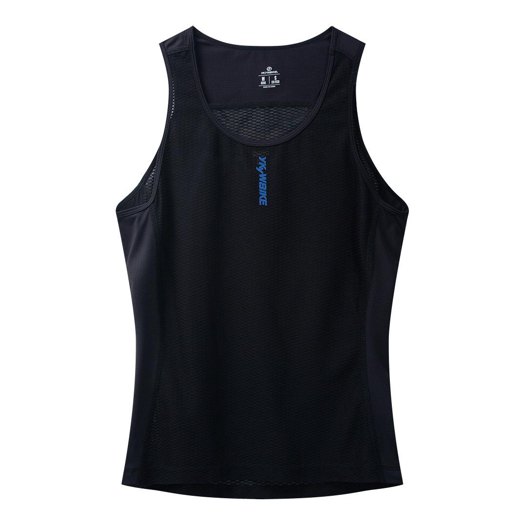 

Женский дышащий базовый слой для велоспорта без рукавов, хит продаж Small чёрный