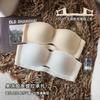Strapless Non-slip Underwear Women's Beauty Back Invisible Tube Top Gathered Seamless Foundation Closed Breast Bra Cover