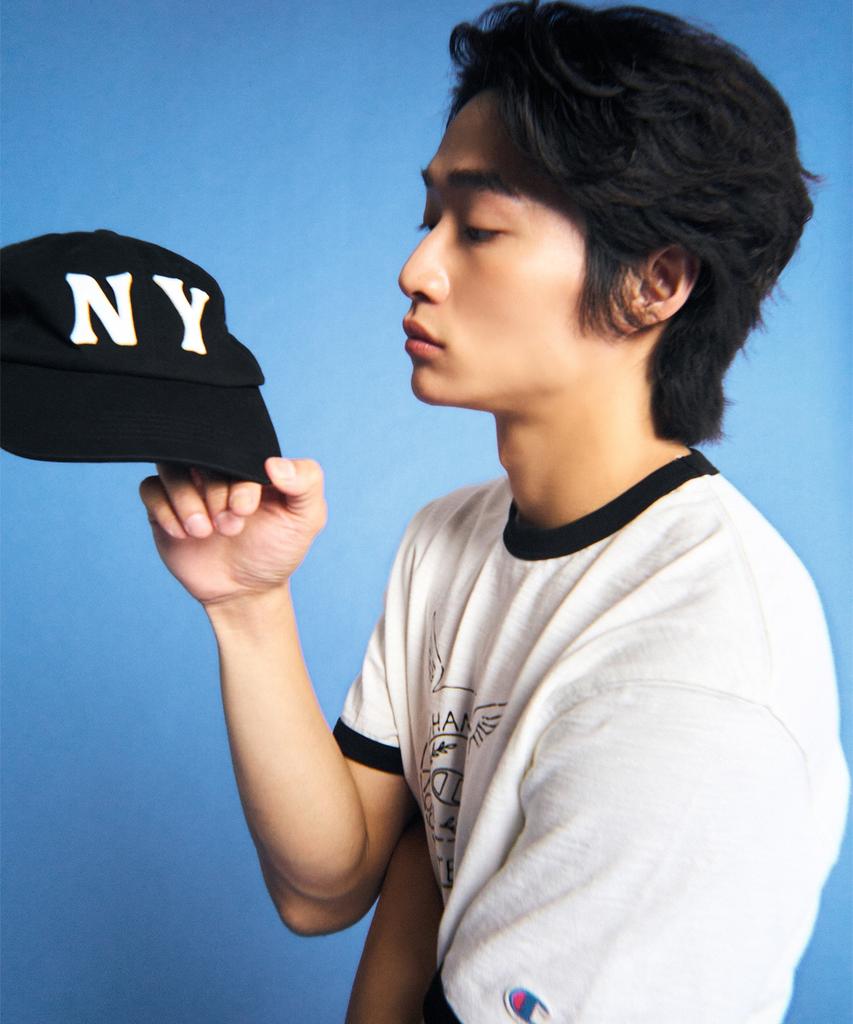 CHAMPION Ny Applique Ball Cap Black