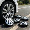 4 τεμάχια Για VW Polo Golf 4 5 6 7 Touran CC Passat Καλύμματα Κέντρου Τροχού 55mm 56mm 65mm 70mm αξεσουάρ καλύμματος τροχού