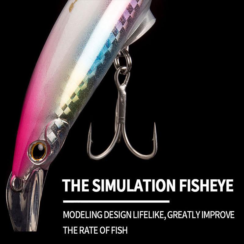 Nalucă de pescuit artificială de 12 cm/45 g Paiete reflectorizante de înaltă rezistență Swimbait Momeală dură pentru apă sărată