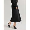 ELLE Women's High-Waist A-Line Long Skirt