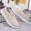 Men Canvas Shoes One Foot Stirrup Washed Men Shoes Office Casual Shoes Comfortable Breathable