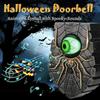 One Eyed Doorbell Halloween Home Decoration Spider Doorbell with Scary Glow/Ghost Sound Creative Scary Spider Eyeball Doorbell