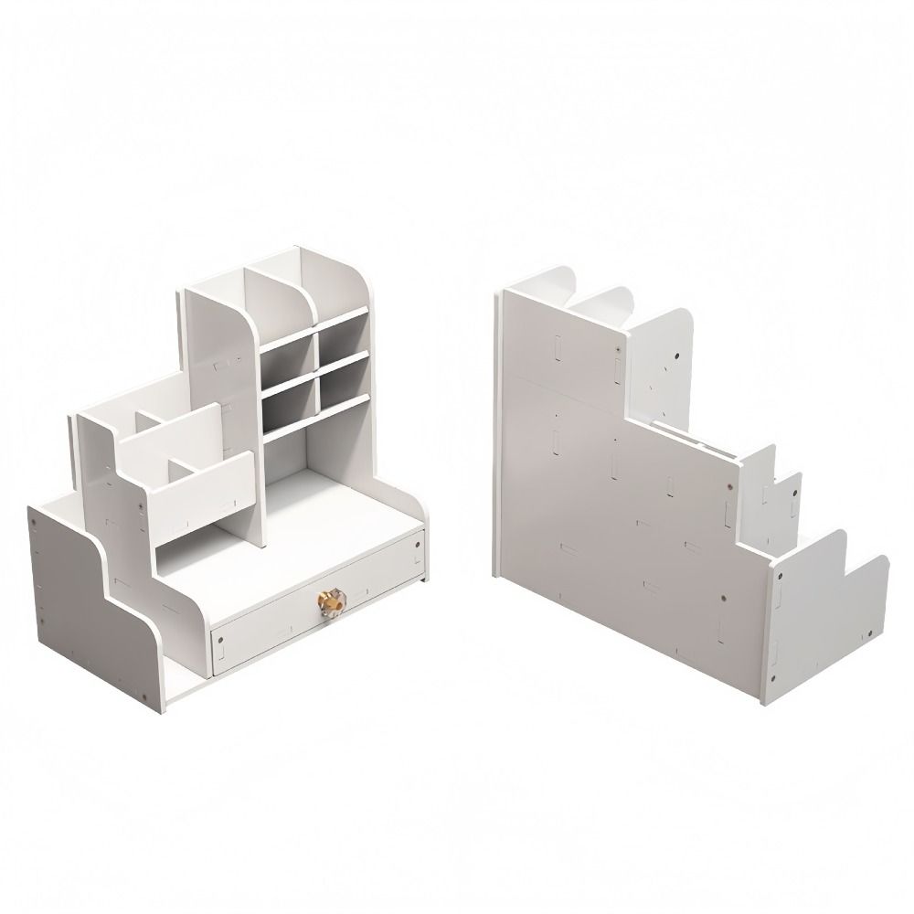 With Drawer Desk Pencil Holder Large Capacity Stationery Storage Rack Desktop Organizer  School