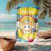 Custom Name Ultra-Soft Beach Towel with LankyBox Theme,Ideal for Pool - Camping, Diving - Perfect Travel Essential, Vibrant Beach Towel.