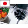 Belca Hergestellt in Japan Ablaufstutzen Deckel Spülbecken Stöpsel Set für Durchmesser Durchmesser x Höhe Schwarzer Gummi/Wasser 14,5cm 14,4 1,7cm SP-204