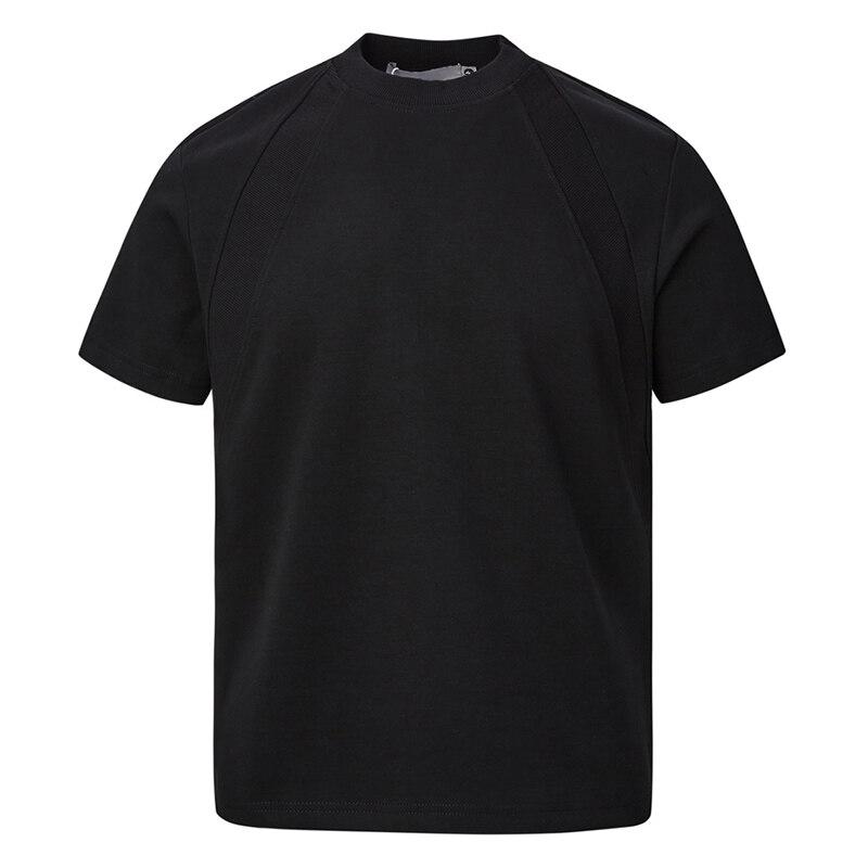 2025 Summer High-End Brand Men Short Sleeve Round Neck Blank Tshirts Fashionable Style Short Sleeved Top Male Breathable T-Shirt