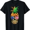 Pineapple Skull Sunglasses, Skeleton, Funny Pineapple T-Shirt