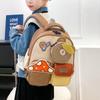 School bag cute cartoon baby boys and girls lightweight trend casual backpack children