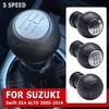 Manopla de câmbio de 5 velocidades, alavanca de câmbio, bucha, tampa de proteção contra poeira para Suzuki Swift 2005-2010 e Suzuki S-Cross SX4 ALTO